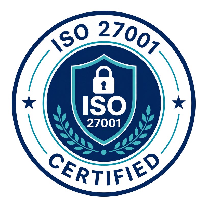 ISO 27001 Certified certification badge
