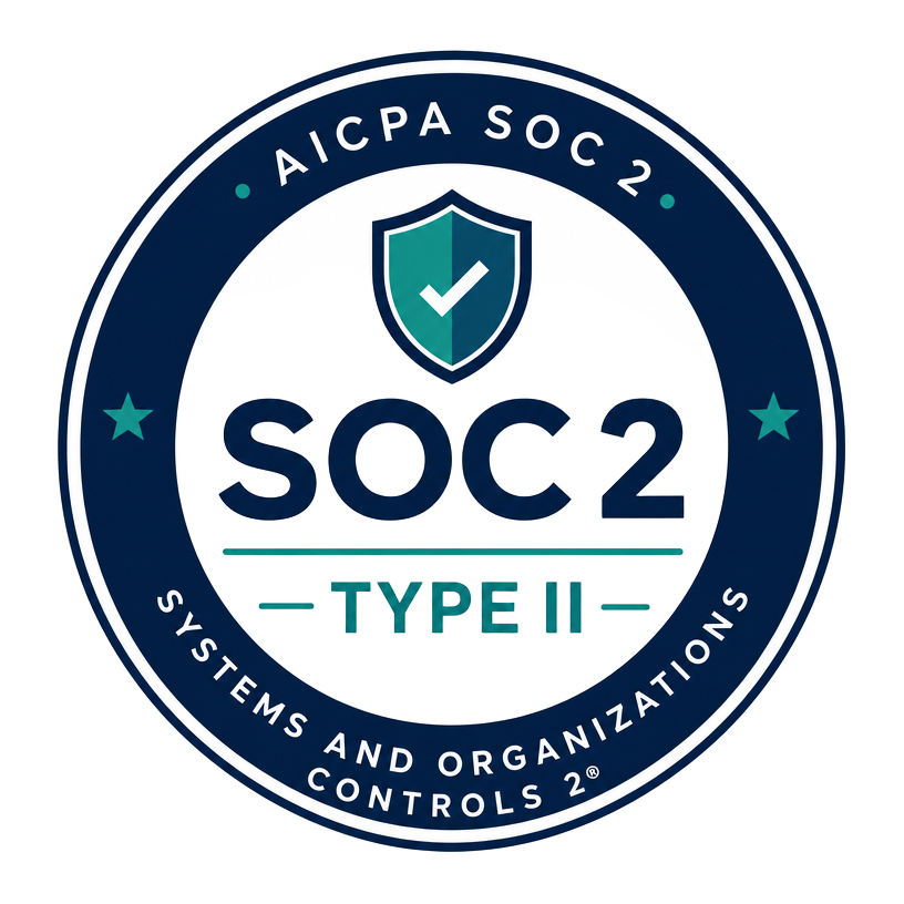 SOC 2 Type II certification badge